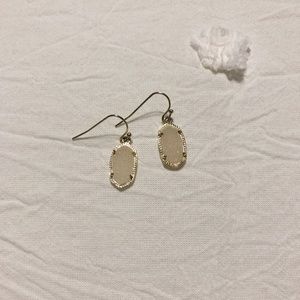 Kendra Scott Gold Lee Iridescent Drusy Earrings